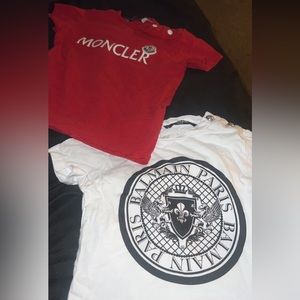 Moncler & bailman baby t-shirts